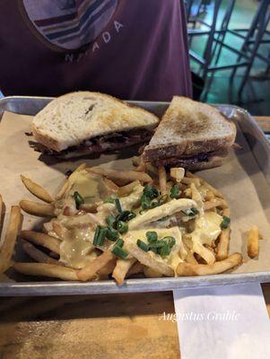 Their BLT and Beer cheese fries