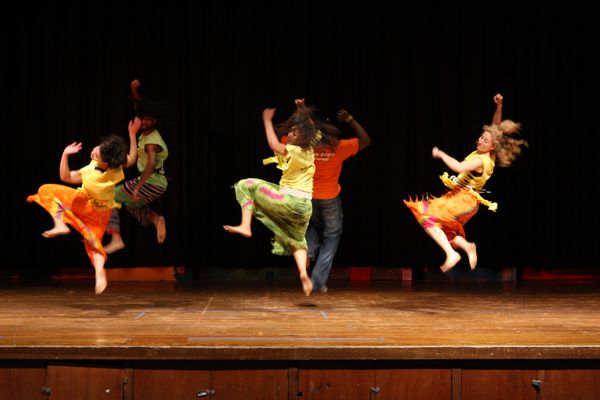 African dance performance : photo by Meg Nichols