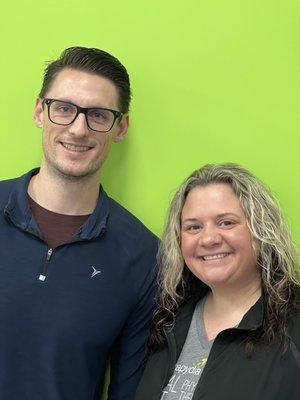 Ryan Eckert - Clinic Director and Chelsea Wilson Office Manager