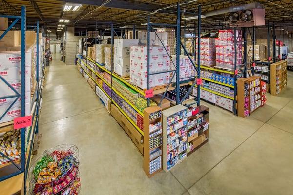 Huge, Costco-like food pantry