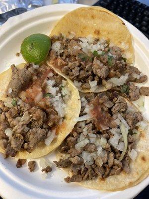 Carne asada tacos