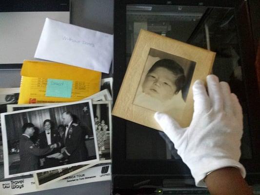 September 2014: White Glove Photo Scanning after successful home photo inventory assessment.