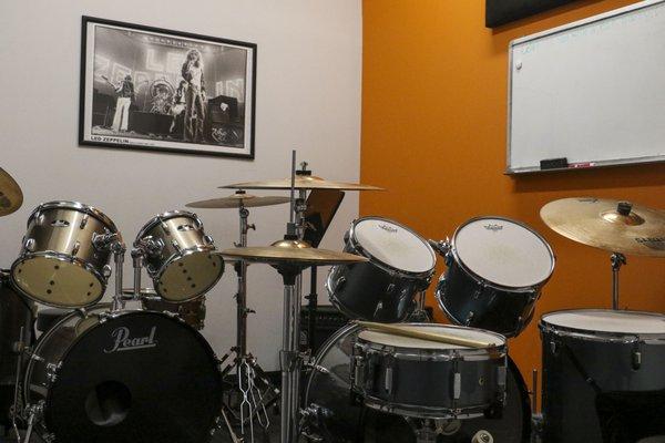 Our private drum lessons are specially designed for 1-on-1 instruction.