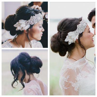 Gorgeous bride with amazing hair!!!