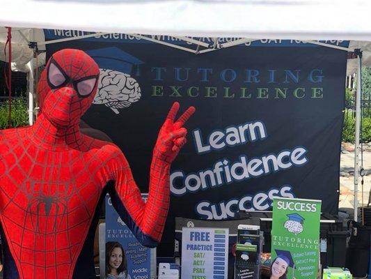 With Spidey at New West Fest