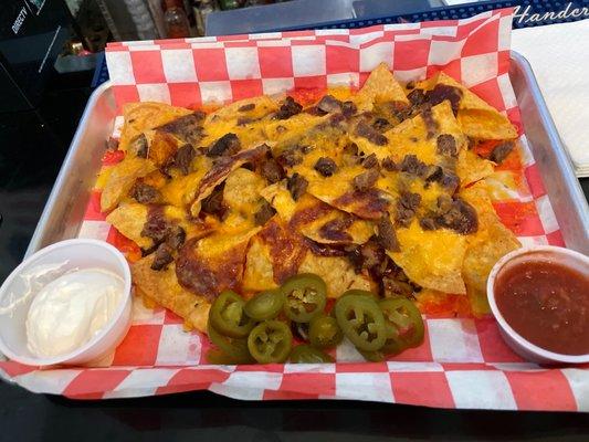 Brisket nachos