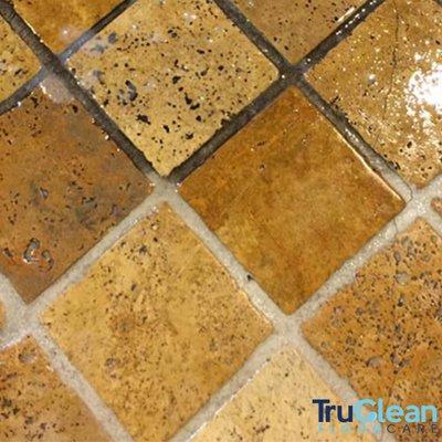 Ground in dirt is no match for our tile and grout cleaning process.