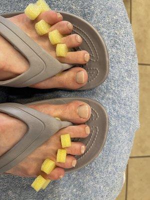 My pedicure