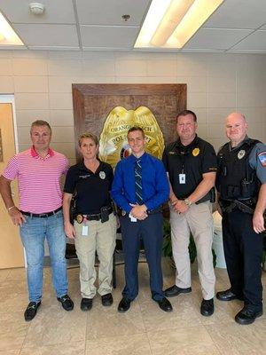 Delivered lunch to the Gulf Shores Police Department, these men and women help keep our communities safe! I love showing my gratitude.