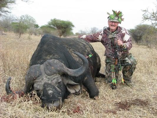 John and his Cape Buffolo