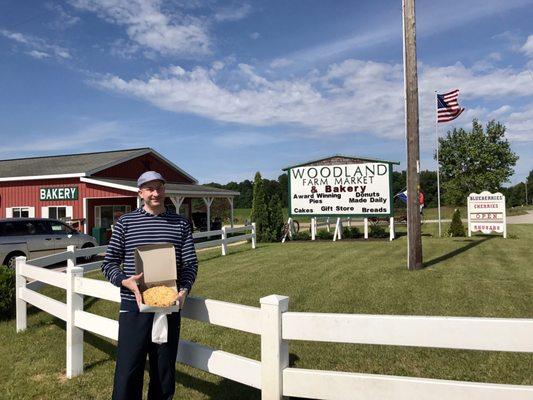 I'm a Flight Attendant and fly to Michigan every summer to buy my annual Michigan Wild Berry Pie from Woodland. Best pie in the world!