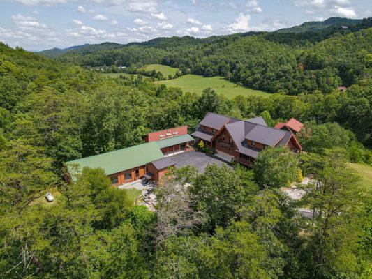 Moose Hollow Lodge Aerial View