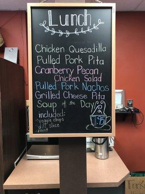 Lunch Menu