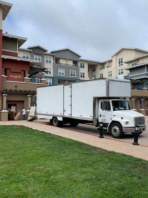 We have boxes to pack your belongings and put nice in the truck and take it safely to your new location.