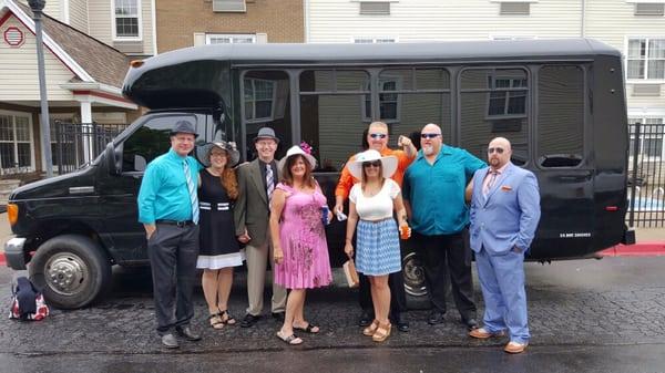 Sammy taken care of his friends going down to Churchill downs! Had a great time and thanks for renting the bus Sammy!