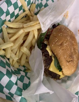 Casa Signature Burger with Fries