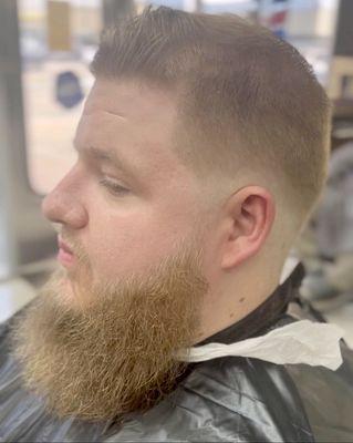 $30 Straight hair low fade and beard trim