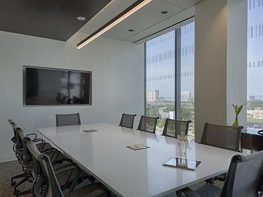 Large meeting room at BusinesSuites Uptown