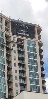 A large banner that we produced and hung in Buckhead