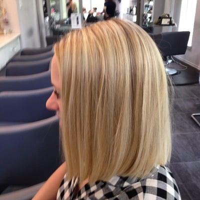 Champagne blonde (done by Christan at her former salon)