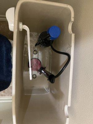 Toilet tank rebuild