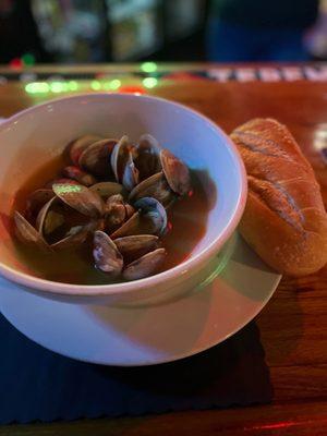 Steamed clams