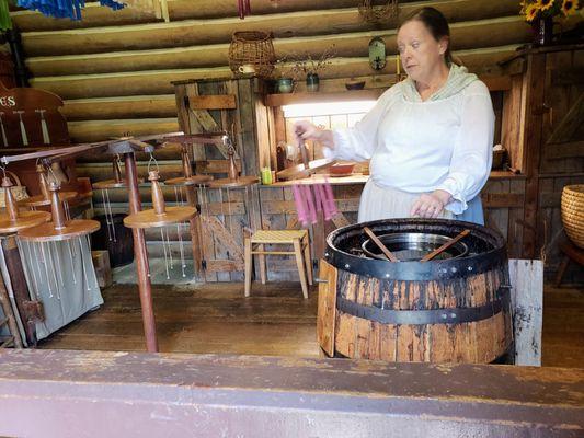 Candlemaker at Fort Boonesborough