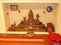 Altar in the meditation room.