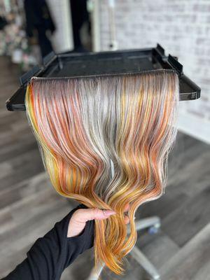 Custom Creative Colored Extension Hair