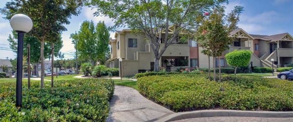 Entrance to Windsong Apartments in Chula Vista