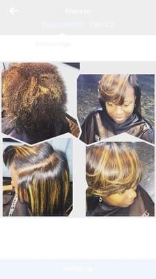 # Natural hair before and after.. They have the best hair care products!!