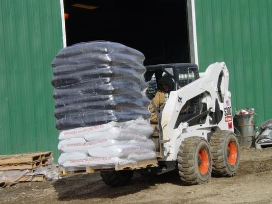 bags of mulch