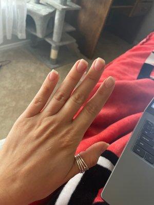 Nails - Simple manicure, no polish, just buffed