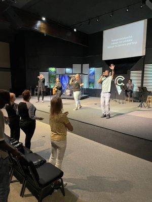 Worship on Sunday morning was beautifully anointed!