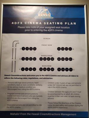 4DFX seating chart