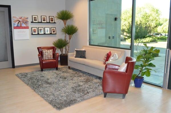 Our waiting area offers a relaxing environment where you can sit and relax before your appointment.