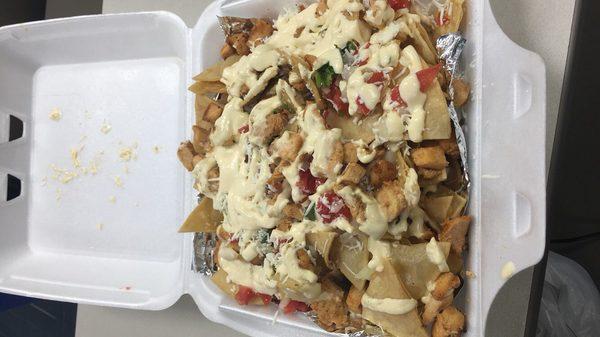 Chicken nachos