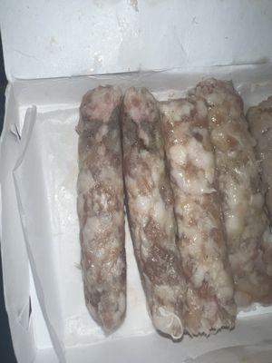 Molded breakfast sausage