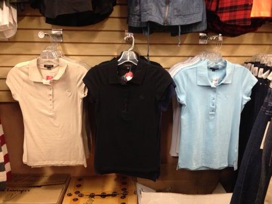 ladies' polo shirt tops