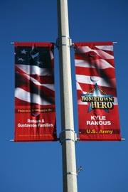 We make custom flags, banners, and flagpoles.