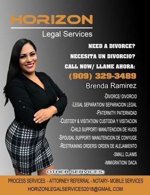 Need a divorce? Call me at 909-329-3489