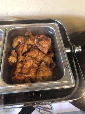 Bbq chicken in southern buffet