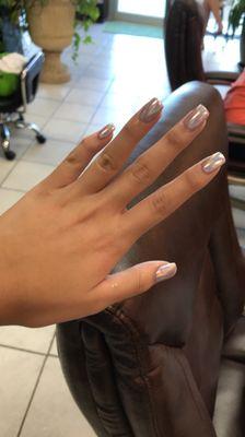 Kelly always does the best designs and has all the latest trends. CHROME NAILS