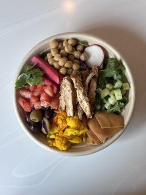 Chicken Shawarma salad bowl