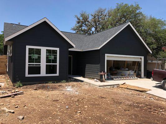 Brand new construction in South Austin, priced at $350k.