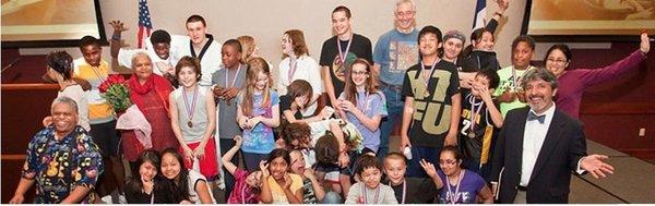 GDT's sm.ART camp class photo at Science Center of Iowa