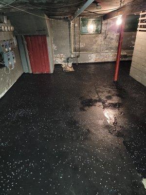 Basement floor repair