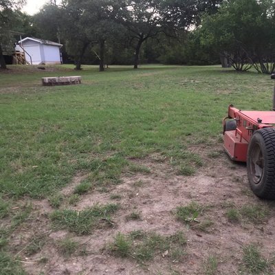 No hard is too big for our riding mower.