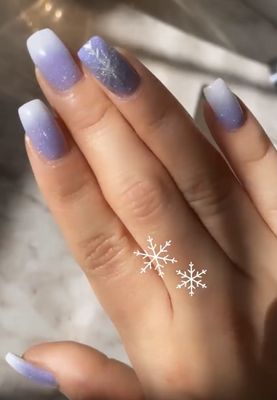 Sns ombre nails