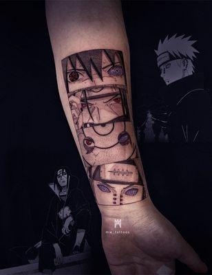 Naruto tattoo by Mabel (IG @ mw_tattoos)